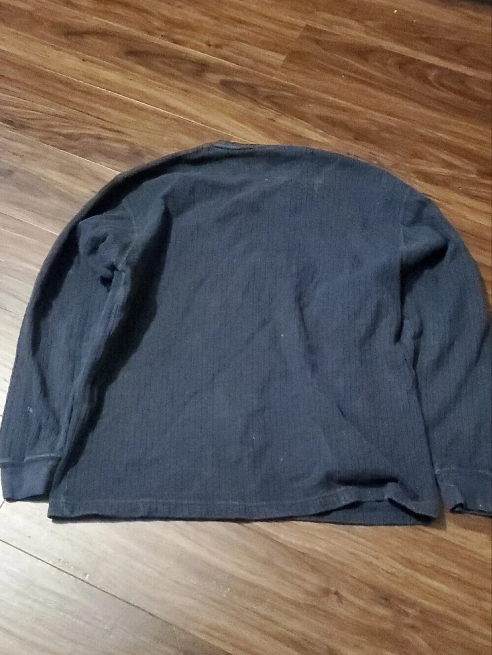 NATURAL LIFE Navy Ribbed Long Sleeve Top